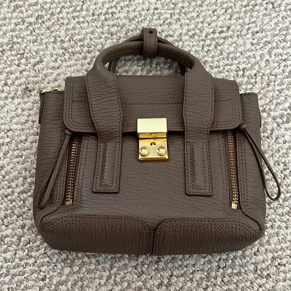 3.1 Phillip Lim Bags 3 Phillip Lim Taupe Leather Mini Pashli Satchel Poshmark